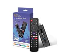 Android TV Stick 4K 2GB RAM 16GB ROM, Teclas de Acceso Directo, H313 Quad-Core 64bit WiFi5 Dual 2.4G/5G WiFi HDR10+ HD Smart TV Stick Box (Tvs1)