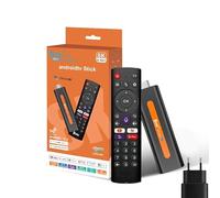 Android TV Stick 4K DDR4 2GB RAM 16GB ROM H313 Quad-Core 64bit WiFi5 Dual 2.4G/5G WiFi HDR10+ HD Smart TV Stick Box (H6 2+16 App)