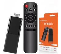 Android TV Stick 4K DDR4 2GB RAM 16GB ROM H313 Quad-Core 64bit WiFi5 Dual 2.4G/5G WiFi HDR10+ HD Smart TV Stick Box (2+16)