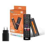 Android TV Stick H618 WiFi6 8K DDR4 2GB RAM 16GB ROM Quad-Core 64bit Dual 2.4G/5G WiFi HDR10+ HD Smart TV Stick Box (H6 2+16 App)