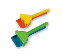 Androni Giocattoli- Summer Time Juego de Paletta y Rastrillo de plástico, 26 cm, Colores Surtidos (4301)