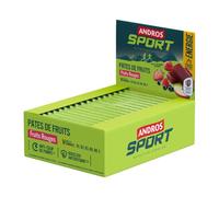 Andros Sport - Pastas De Frutas (32x30g) - Barritas energéticas - Carbohidratos, vitaminas y minerales - Frutos rojos