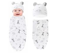 Androxeda 1 Pieza Saco Dormir Bebes Con Gorro De Algodón Suave Y Transpirable, Funda Nido Antidespertar Para Recién Nacido Hasta 12 Meses Imprescindible