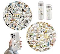 Androxeda 200 Piezas Pegatinas Animales Kawaii, Adhesivos Decorativos, Divertidas y Bonitas, Para Scrapbooking, Portátil, Botella de Agua, Diario y Más