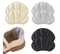 Androxeda 3 Pares Taloneras para Zapatos, Taloneras de Gel para Mujer, para Zapatos de Tacón, Zapatos de Vestir y Zapatos Planos