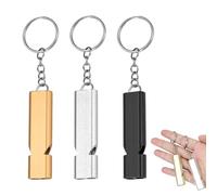 Androxeda 3 Piezas Silbato Supervivencia, Silbato de Emergencia con Lazo, Alta Frecuencia, para Camping, Senderismo, Equipo de Supervivencia