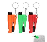 Androxeda 3 Unidades Cortador Y Rompedor, Martillo De Emergencia Multifunción Para Coches, Viaje, Supervivencia, Seguridad
