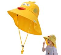 Androxeda Gorro Filtro UV Bebe, Gorro De Sol Infantil Con Cordon Y Silbato, 1 Unidad, Para Proteccion Solar En Exteriores, Playa, Piscina Y Paseos