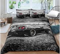 Andrui. Funda Nórdica 90/105/135/150 3D Coche Deportivo Patrón Juego de Cama con Cierre de Cremallera y Funda de Almohada (Estilo 6,Cama 90-150×220)