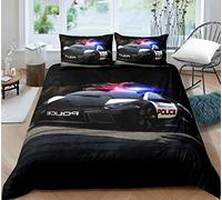 Andrui. Funda Nórdica 90/105/135/150 3D Coche Deportivo Patrón Juego de Cama con Cierre de Cremallera y Funda de Almohada (Estilo 5,Cama 90-150×220)