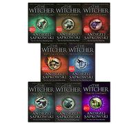 Andrzej Sapkowski Witcher Series Collection 8 Books Set (Last Wish, Sword of Destiny, Blood of Elves, Time of Contempt, Baptism of Fire, Tower of the Swallow, Lady of the Lake, Seasons of Storms)