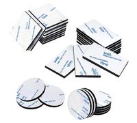 ANDSHUAI 30 Piezas Doble Cara,Doble Cara Extrafuerte,cinta doble cara extrafuerte,adhesiva de doble cara,adhesivo,almohadillas adhesivas,para Vidrio y Plástico,Paredes,Metal,Puertas