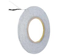 ANDSHUAI 3mm Cinta de Doble Cara,Cinta adhesiva fuerte doble cara,Cinta Adhesiva Doble Cara Extrafuerte Fina,Impermeable,para reparar teléfonos inteligentes,tablets,Tira LED,Decoración,1 rollo 50m