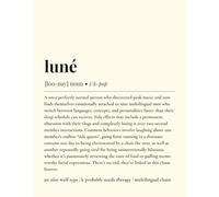 ANDTEAM / LUNÉ Dictionary Definition J/K-Pop Meme Notebook - 8.5" x 11", 200 Pages: Lined Paperback for School, Studying, or Journaling