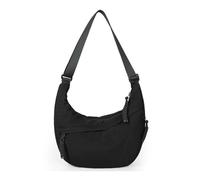 AndThere Crescent Bag - Bolso cruzado para mujer, de nailon, media luna, bolsa de hombro con forma de media luna, bolsa lateral de gran capacidad, bolsa lateral con múltiples bolsillos, bolsa cruzada