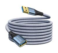ANDTOBO Cable Alargador USB 3.0 5M, Cable USB 3.0 Macho A Hembra Extensor de alta velocidad de transferencia de datos 5Gbps Para Gamepad, Impresora, Webcam, Teclado USB, Pendrive, Disco Duro
