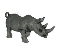 Andux Figuras Animales Realistas Juguetes Vida Marina Selva Salvaje Juego de Aprendizaje Educativo FZDW-03 (Rinoceronte)