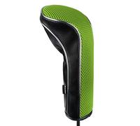 Andux Golf Club de madera Head Covers 460cc Driver con gancho y lazo y cuello largo verde