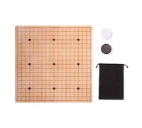 Andux Juego de Ajedrez Plegable de Tela Juego de Tablero de Arte Tablero Portátil Regalo para Niños BYYXQ-01 (Ajedrez Go)