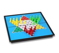 Andux Juego de Mesa Portátil Plegable de Damas Chinas CXYXQ-03 (M)