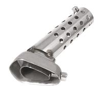 Andux Zone Silenciador de escape de motocicleta 40 mm silencioso ajustable desmontable ajustable XSQ-01