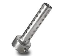 Andux Zone Silenciador de Escape Universal para Motocicleta de 47mm, Silenciadores Extraíbles XSQ-03 (Plateado)