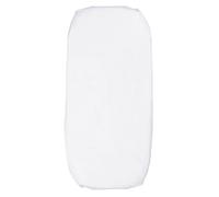 Andy & Helen 002 - Sábana bajera para cuna con esquinas elásticas, color blanco