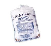 ANDY & HELEN A018 - Mosquitera para cama antirrobo, color blanco