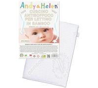 Andy & Helen Cojín antiasfixia para Cuna con Barras con Funda de bambú
