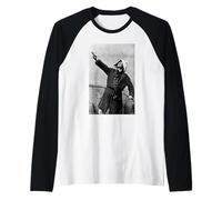 Andy Partridge XTC Skylarking Era por AJ Barratt Camiseta Manga Raglan