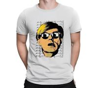 Andy Warhol Artist Andy Warhol Pop Art Men's Summer Casual Sports Cotton Short Sleeve T-Shirt CEC Fried Street Half Sleeve
