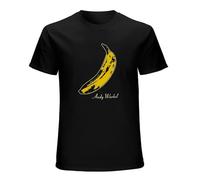 Andy Warhol Banana The Velvet Under Ground & Nico Rock E Pop Art Men's Short Sleeve T-Shirt Top Size M