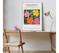 Andy Warhol - Lienzo decorativo para pared, pósteres nórdicos e impresiones, imágenes para sala de estar, decoración del hogar (50 x 70 cm, sin marco)