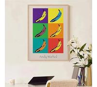 Andy Warhol - Lienzo decorativo para pared, pósteres nórdicos e impresiones, imágenes para sala de estar, decoración del hogar (40 x 60 cm, sin marco)