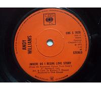Andy Williams - (Where Do I Begin Love Story / Something (7" Vinyl Single)