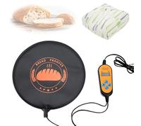 ANEELV Esterilla para calentar el pan, calentador de masa fermentadora, con temperatura ajustable y termostato, para hornear en casa, 30 x 30 cm