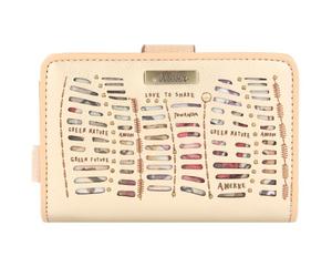 Anekke Amazonia Cartera Protección RFID 13.5 cm beige