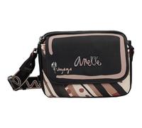 Anekke Bandolera de Solapa Ovalada Parisian para Mujer | Cierre con Cremallera | Medidas 23x18x7 cm
