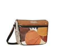 Anekke Bandolera Grande Alma - Estilo Versátil con Bolsillos | Bandolera Ajustable y Forro Interior | Medidas: 32x25x13 cm - Complementos Mujer