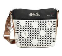 Anekke Bandolera Grande con Bolsillo Frontal Alma - Diseño Elegante y Funcional | Asa Ajustable y Bolsillos | Medidas: 33x25x13 cm - Bolsos Mujer