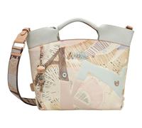 Anekke - Bandolera Grande Mujer - Bandolera de Polipiel para Mujer con Correa Ajustable, Asas de Mano y Cierres de Cremallera - 3 Compartimentos - Accesorios y Complementos Mujer - Medidas 28x31x11 cm