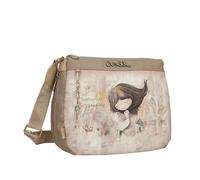Anekke Bandolera Grande Memories - Estilo Versátil con Bolsillo Trasero | Interior Forrado y Asa Ajustable | Medidas: 33x26x13 cm