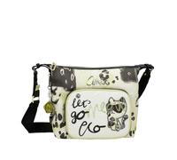 Anekke Bandolera Grande Memories - Funcionalidad con Bolsillo Frontal | Asa Ajustable y Diseño Ecológico | Medidas: 27x24x10 cm