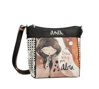 Anekke Bandolera Mediana - Estilo Casual y Versátil | Asa Ajustable y Bolsillos - Medidas: 31x24x12 cm - Accesorios y Complementos Mujer