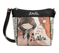 Anekke Bandolera Mediana - Estilo Casual y Versátil | Asa Ajustable y Bolsillos - Medidas: 31x24x12 cm - Accesorios y Complementos Mujer