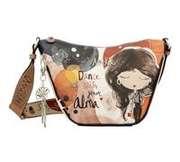 Anekke Bandolera Ovalada Alma - Estilo Compacto y Elegante | Asa Regulable y Bolsillos - Medidas: 28x17x10 cm - Accesorios y Complementos Mujer