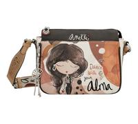 Anekke Bandolera Ovalada - Estilo Moderno y Compacto | Asa Regulable y Bolsillos - Medidas: 28x17x10 cm - Accesorios y Complementos Mujer