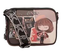 Anekke Bandolera para Mujer colección Mademoiselle | Bolso con 2 compartimentos y bolsillo trasero | Cierre con cremallera | Medidas 23x16x7cm