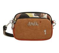 Anekke Bandolera Pequeña Alma - Diseño Compacto y Funcional | Compartimentos Independientes y Asa Ajustable | Medidas: 20x13x6 cm - Bolsos Mujer