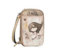 Anekke Bandolera Pequeña Memories - Ideal para Llevar tu Móvil | Interior Forrado y Asa Ajustable | Medidas: 12x19x4 cm